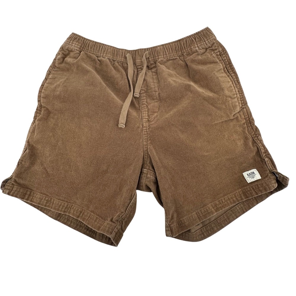 Katin Corduroy Shorts Mens Medium Brown Surf Beach Coastal Skate Gorpcore